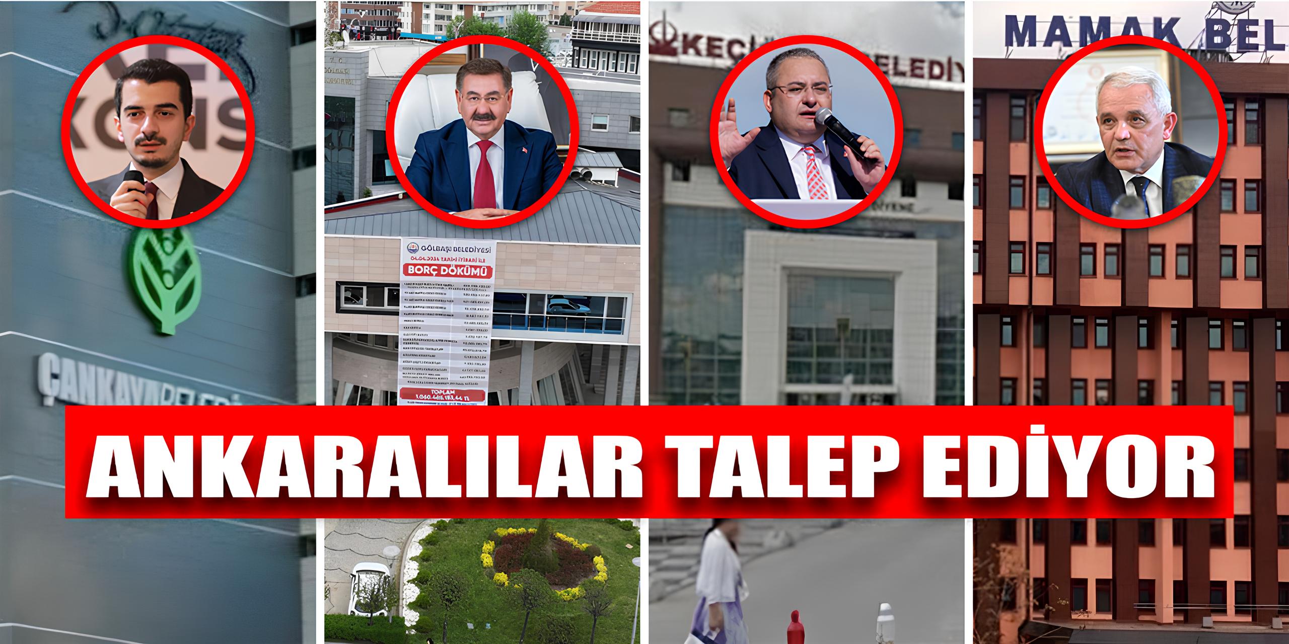 Ankaralı vatandaşlar Keçiören, Mamak, Gölbaşı ve Çankaya’daki sorunlara çözüm istiyor