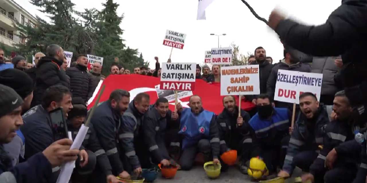 Beypazarı Belediye Başkanı Kasap, Maden ve Termik Santral işçilerinin yürüyüşüne destek verdi