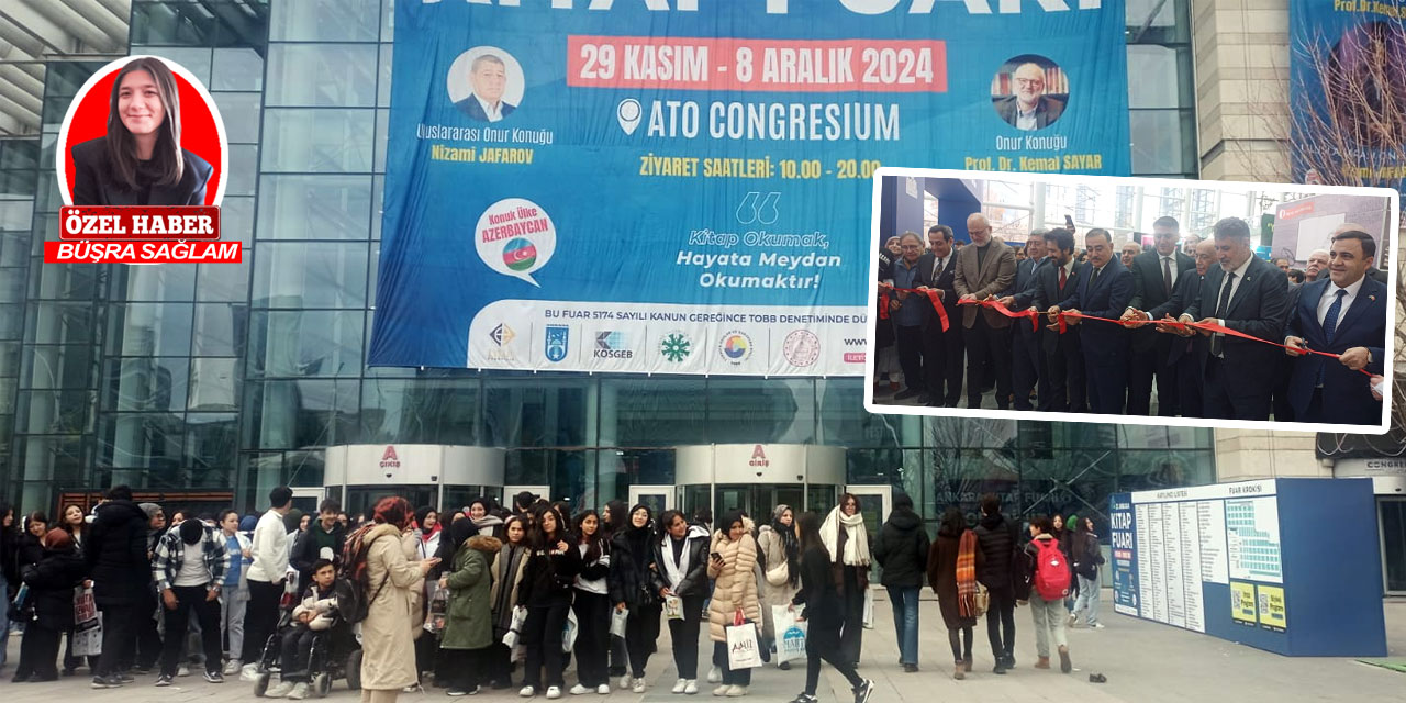 21’inci kez düzenlenen Ankara Kitap Fuarı ATO Congresium’da başladı