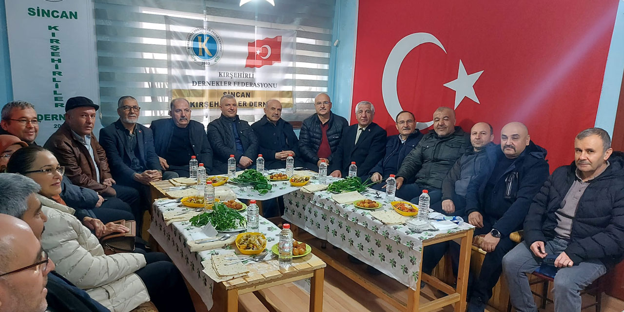 Sincan Kırşehirliler Derneği  üyeleri pilav etkinliğinde bir araya geldi!