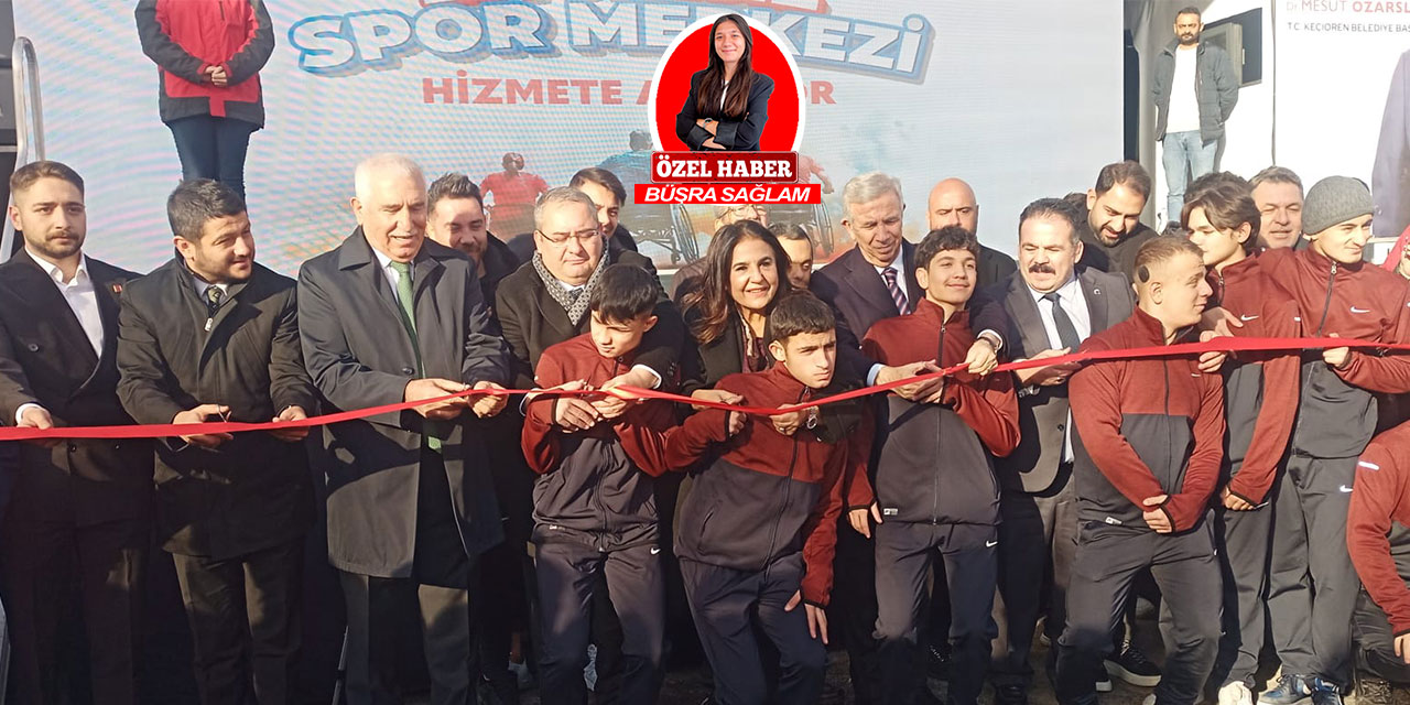 Mansur Yavaş, Ankara Keçiören’de Engelsiz Spor Merkezi'ni hizmete açtı