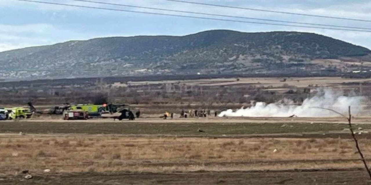 Isparta'da helikopter kazası: 6 şehit!