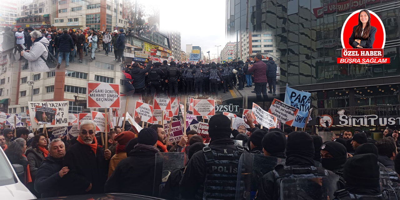 Ankara'da 'Hakkımı Verin' eylemi polis engeline takıldı: Polis müdahalesine rağmen sesler yükseldi!