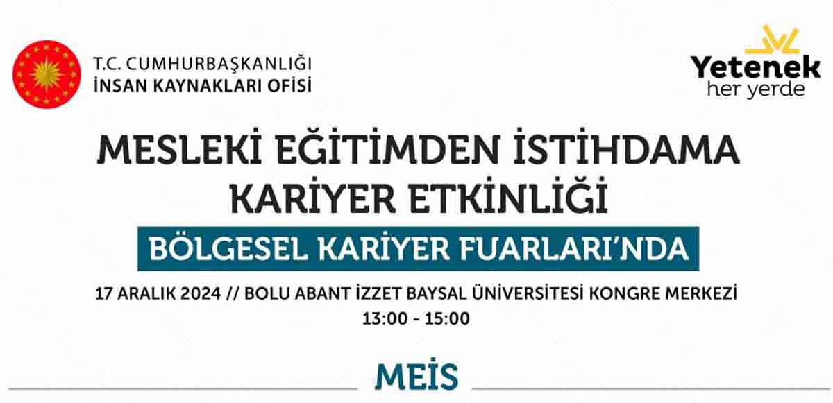 Bölgesel kariyer fuarları 13 farklı şehirde başlıyor