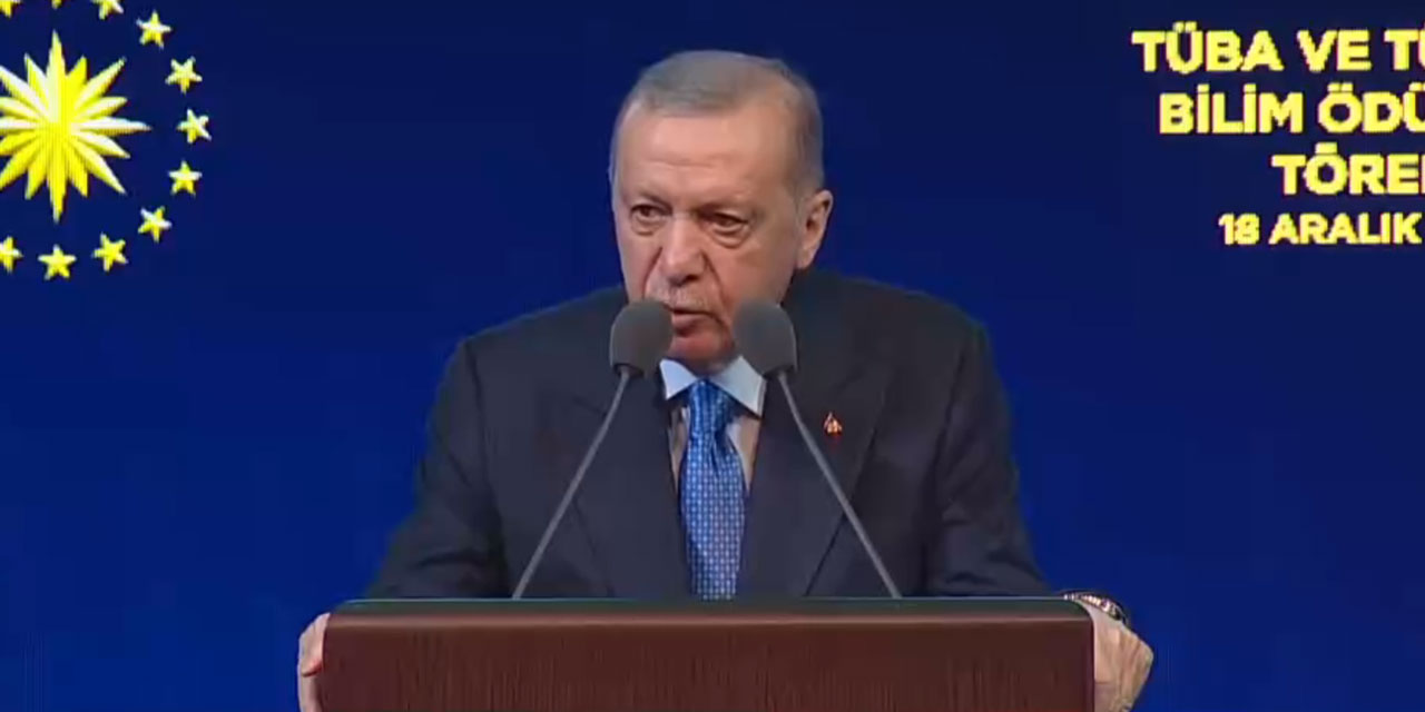 Cumhurbaşkanı Erdoğan, TÜBİTAK ve TÜBA Ödülleri Töreni'nde: ''Öğrenilmiş çaresizliği ortadan kaldırdık!''