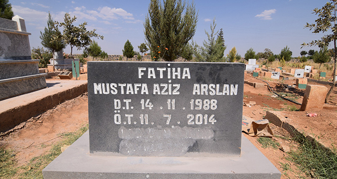 Terör örgütü mensuplarının mezarlarındaki simge ve kod isimler silindi