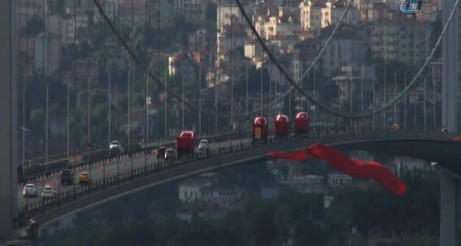15 Temmuz Şehitler Köprüsü yeniden trafiğe açıldı
