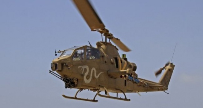 İsrail helikopteri düştü, pilot hayatını kaybetti