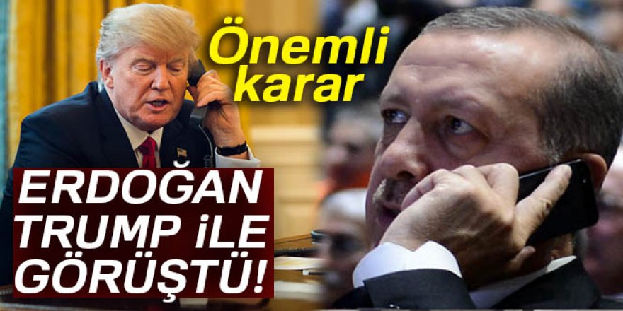 Cumhurbaşkanı Erdoğan, Trump ile telefonda görüştü