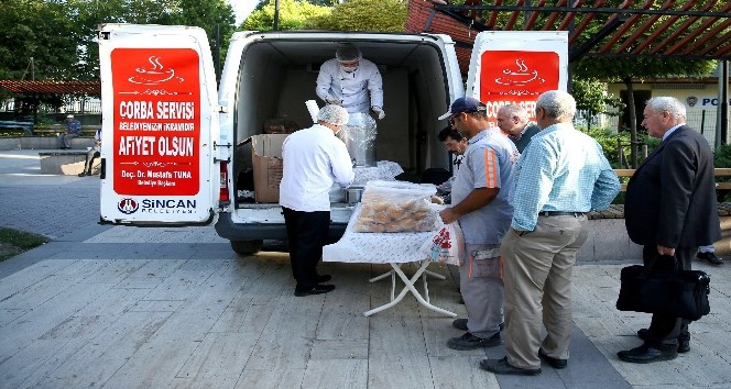 Sincan Belediyesi’nden vatandaşlara sabah çorbası