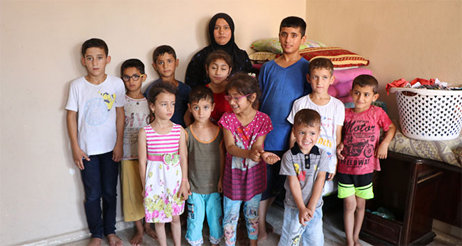 Savaştan kaçan Şeyme, 16 çocukla tek odalı evde kalıyor