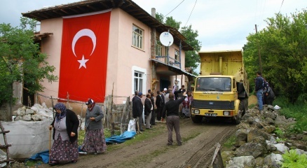 Şehit ateşi Samsun'a düştü