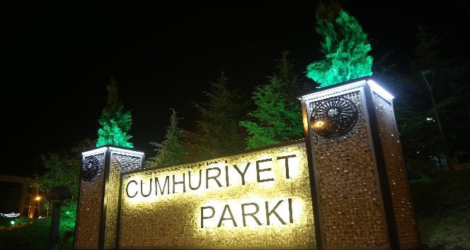 Cumhuriyet Parkı’nda geleneksel mimari yaşatılıyor