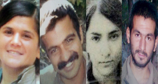 İşte öldürülen o 4 terörist: Kimlikleri belli oldu