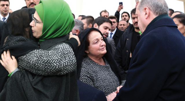 Emine Erdoğan teselli etti
