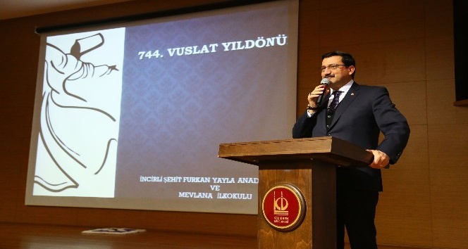 Hz. Mevlana vuslat yıl dönümünde anıldı