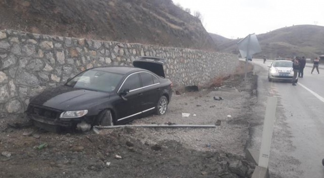 Kalecik belediye başkanı kaza yaptı