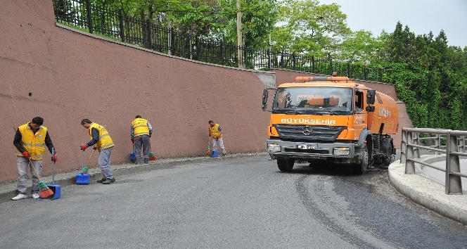 Ankara'da temizlik filosu iş başında