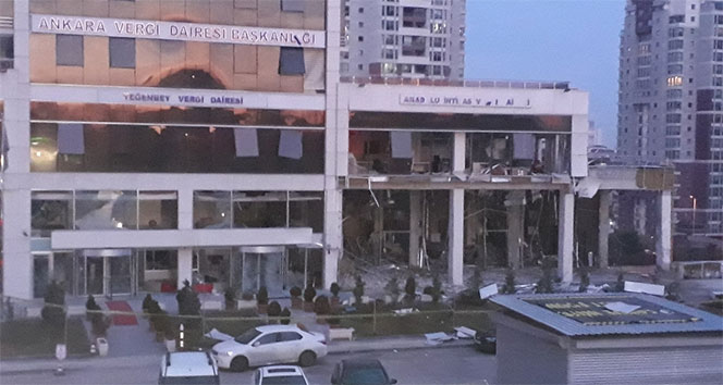 Ankara'daki Vergi Dairesi patlaması olayında bir terörist ölü ele geçirildi