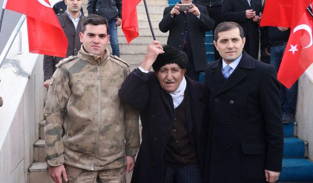 Tutak'tan Afrin ve Mehmetçiğe destek yürüyüşü 