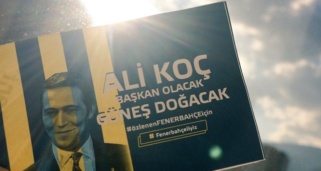 Fenerbahçelilerden Ali Koç'a destek geldi