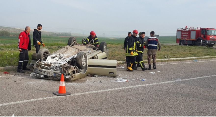 Kırıkkale'de trafik kazaları: 1 ölü, 13 yaralı