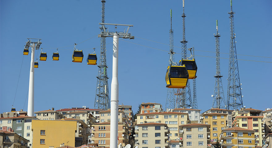 Yenimahalle-Şentepe teleferik hattı gıcır gıcır