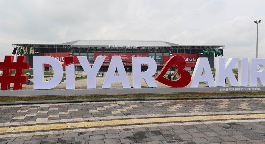 Diyarbakır’daki kupa finali için hazırlıklar tamamlandı