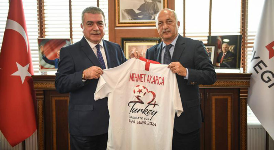Mehmet Akarcaya UEFA EURO 2024 ziyareti