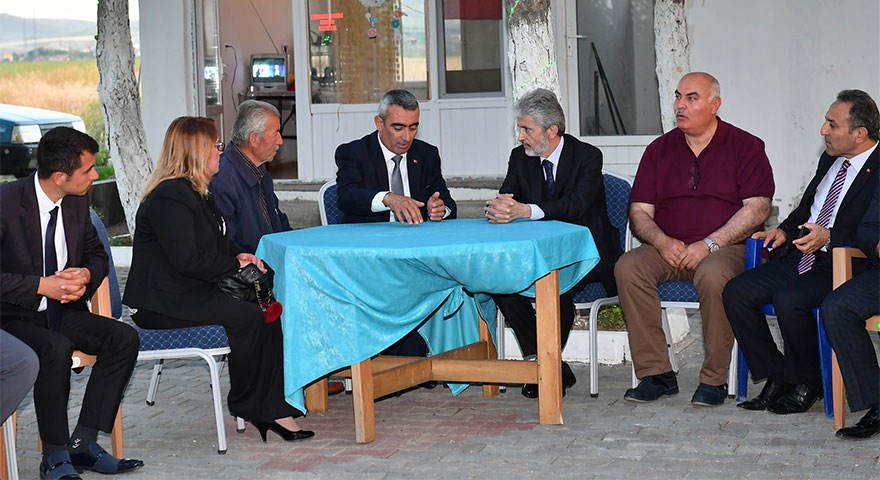 Başkan Mustafa Tuna, Evren’de