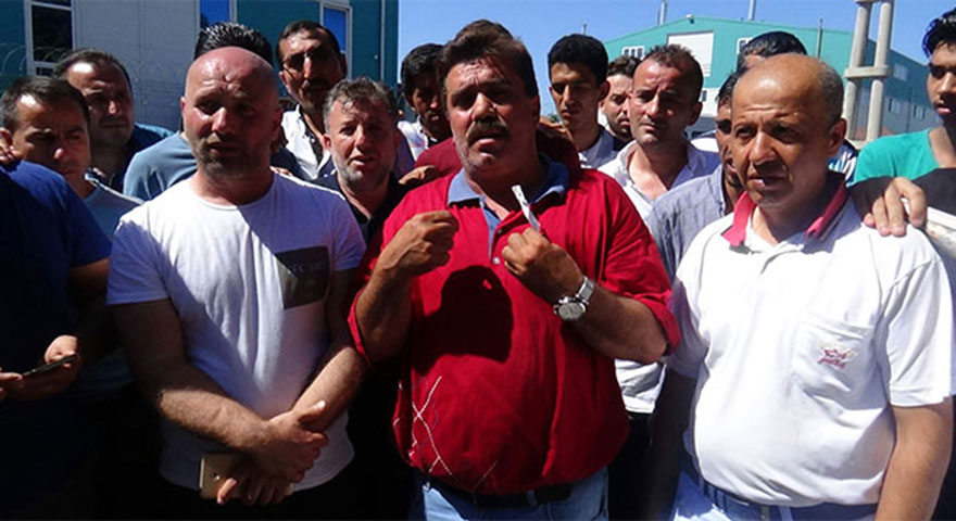Silivri'de 75 gündür maaş alamayan işçiler çaresizce bekliyor