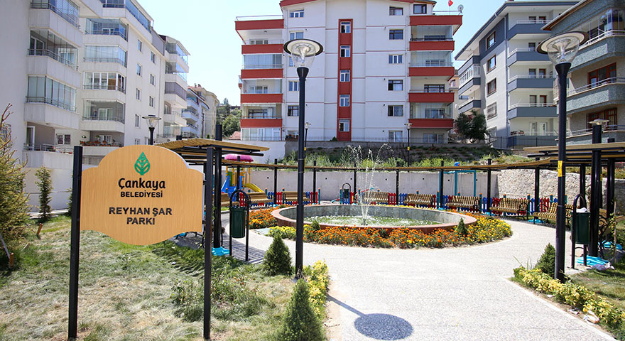 Çankaya parkları tamamlanıyor