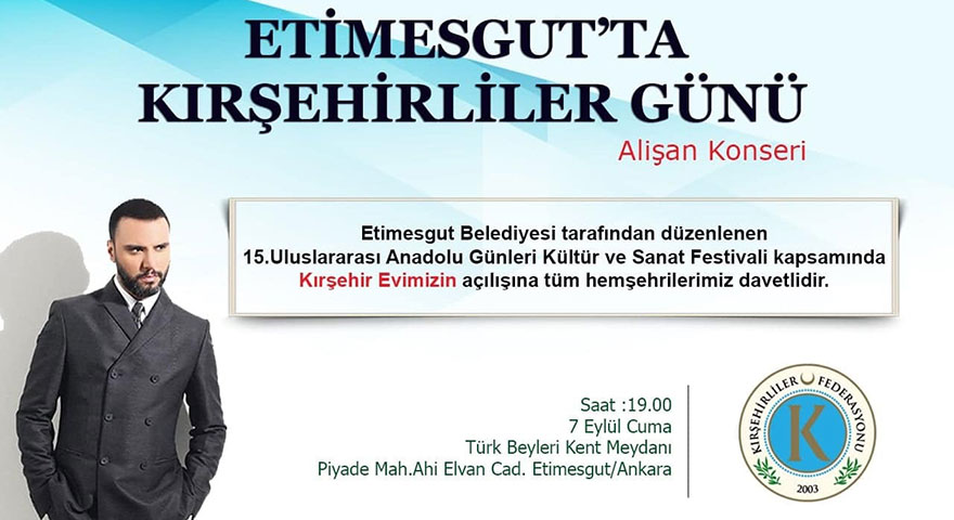 ETİMESGUT’TA KIRŞEHİRLİLER GÜNÜ