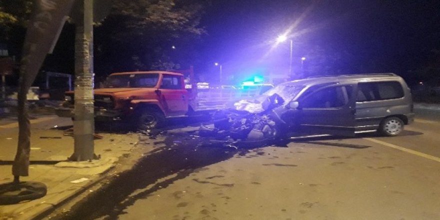 Ankara'da trafik kazası: 1 yaralı