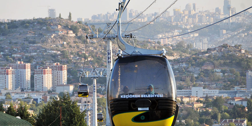 Keçiörenlilere güzel haber! Teleferik hizmete başladı