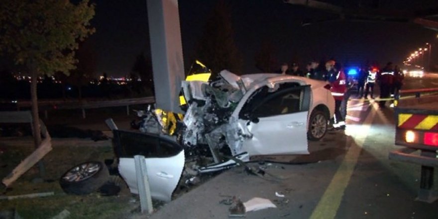 Ankara'da trafik kazasında aile yok oldu