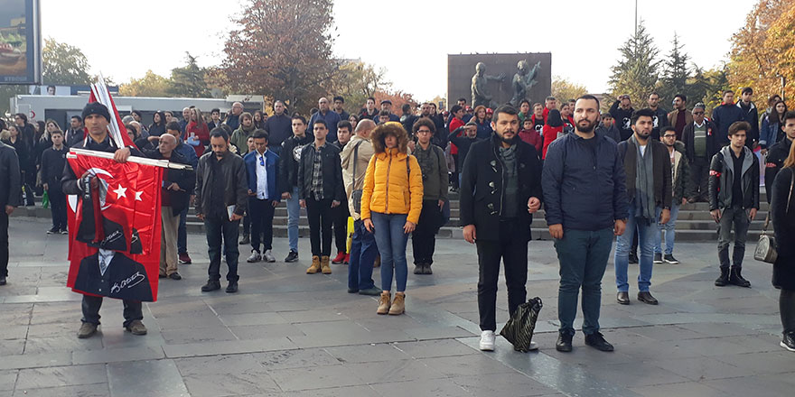 Başkent'te hayat 1 dakikalığına durdu!