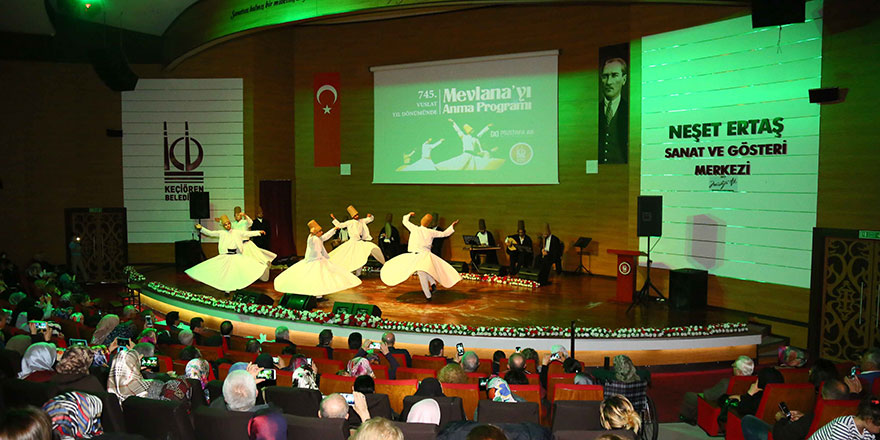 Mevlana 745. ölüm yıldönümünde anıldı