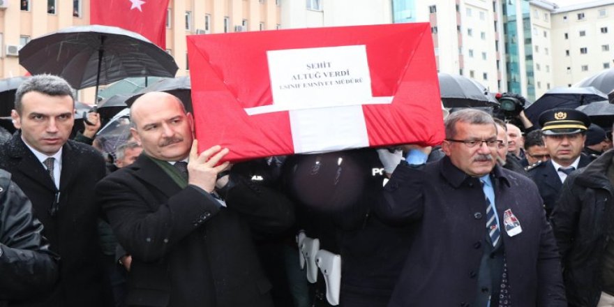 Şehit Emniyet Müdürü Altuğ Verdi için cenaze töreni düzenlendi