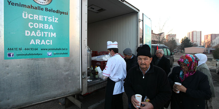 Sabah çorbası belediyeden