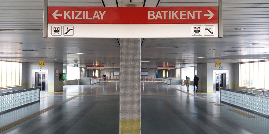 Ankara metrosunda intihar!