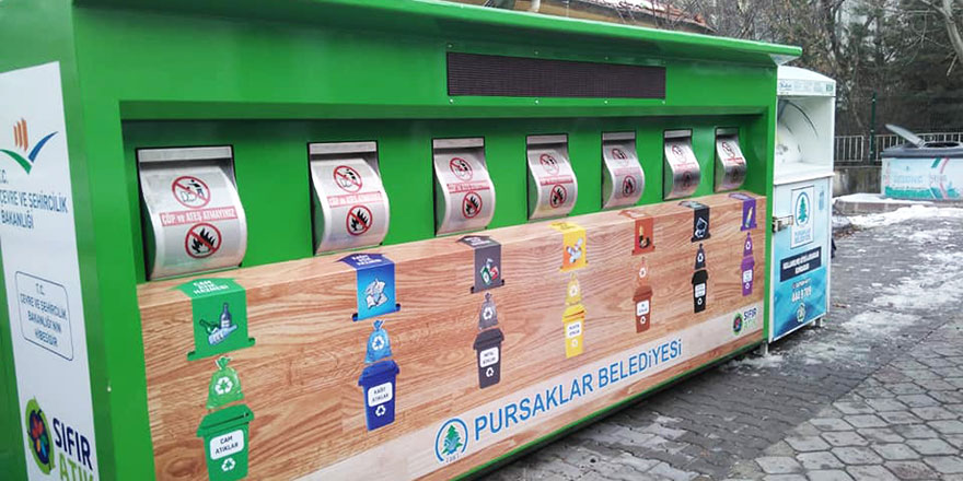 Pursaklara’a mobil atık merkezi