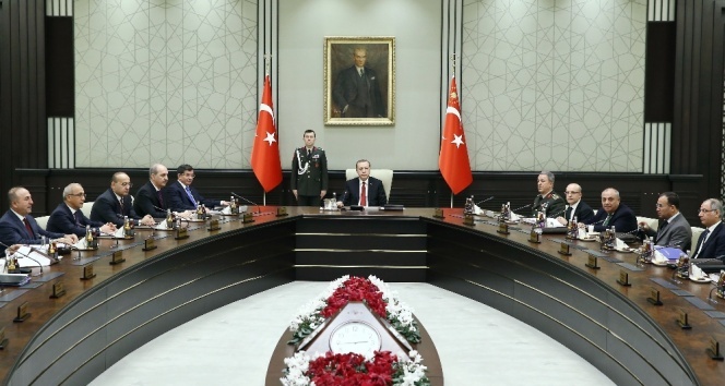 MGK Cumhurbaşkanı Erdoğan başkanlığında toplandı