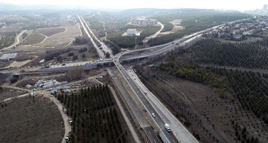 Ankara Büyükşehir Belediyesi yol çalışmalarında hız kesmiyor