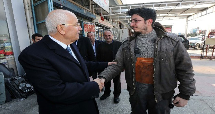 Yaşar, Yeni Başkent Oto Sanayi'ni ziyaret etti