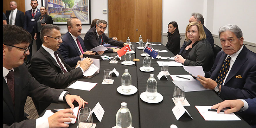 Oktay ve Çavuşoğlu, Yeni Zelanda'da