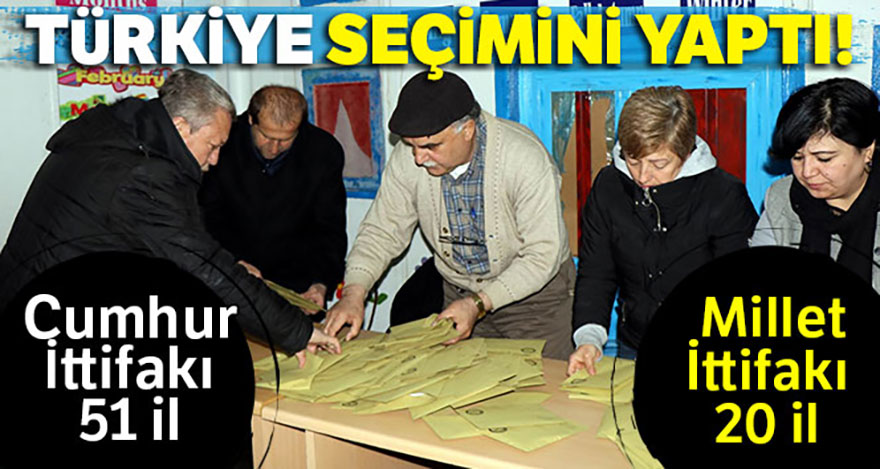 Türkiye seçimini yaptı!