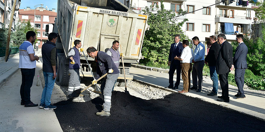 Mamak’ta asfalt seferberliği