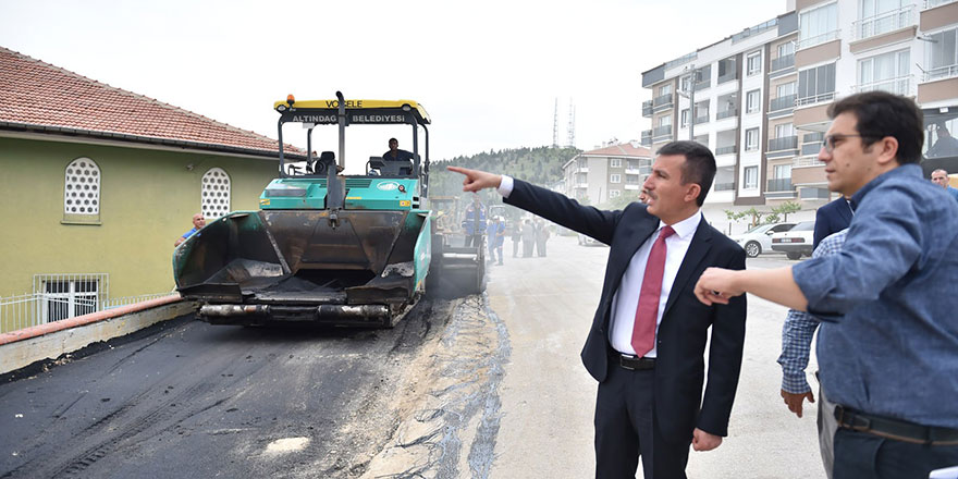 Altındağ’da asfalt atağı