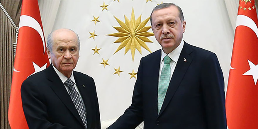 Cumhurbaşkanı Erdoğan'ın Bahçeli ile görüşmesi sona erdi